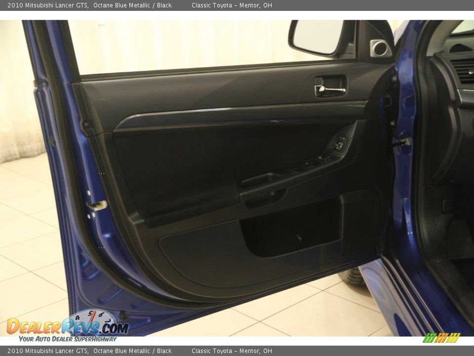 2010 Mitsubishi Lancer GTS Octane Blue Metallic / Black Photo #4