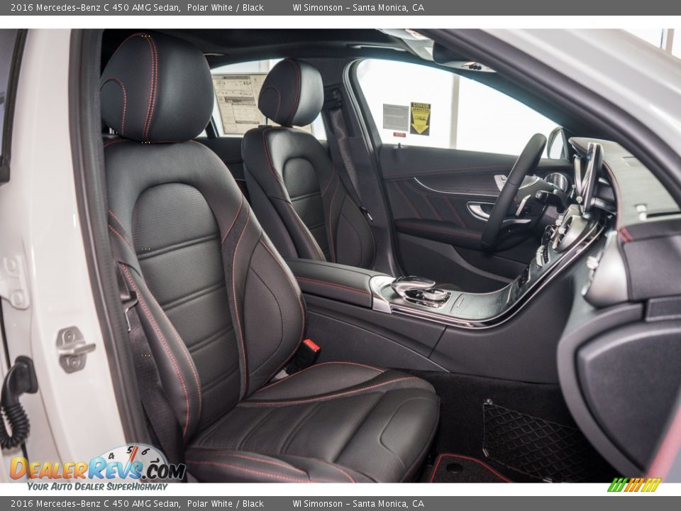 2016 Mercedes-Benz C 450 AMG Sedan Polar White / Black Photo #2