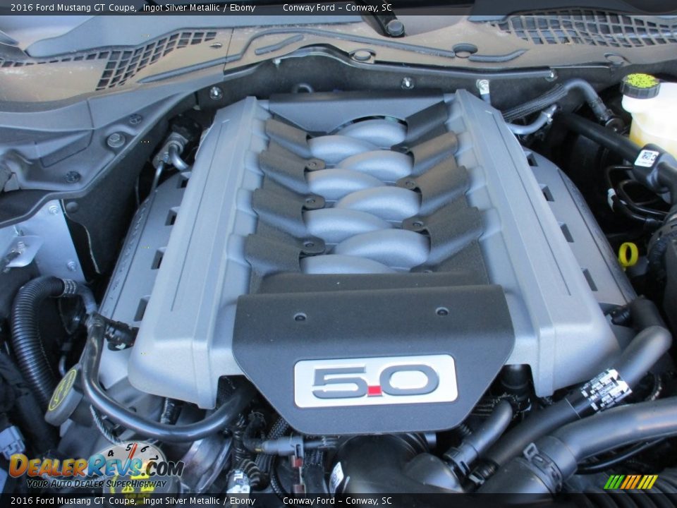 2016 Ford Mustang GT Coupe Ingot Silver Metallic / Ebony Photo #11