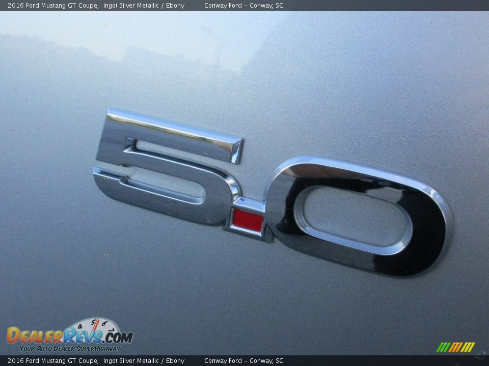 2016 Ford Mustang GT Coupe Ingot Silver Metallic / Ebony Photo #13