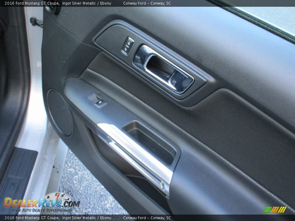 2016 Ford Mustang GT Coupe Ingot Silver Metallic / Ebony Photo #18
