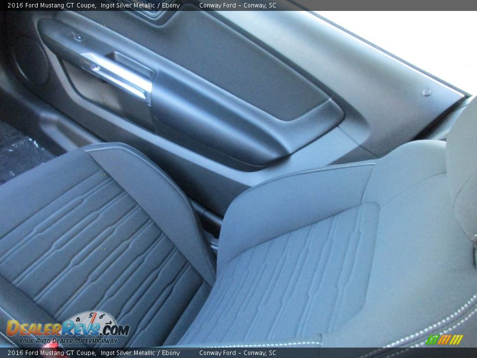 2016 Ford Mustang GT Coupe Ingot Silver Metallic / Ebony Photo #19