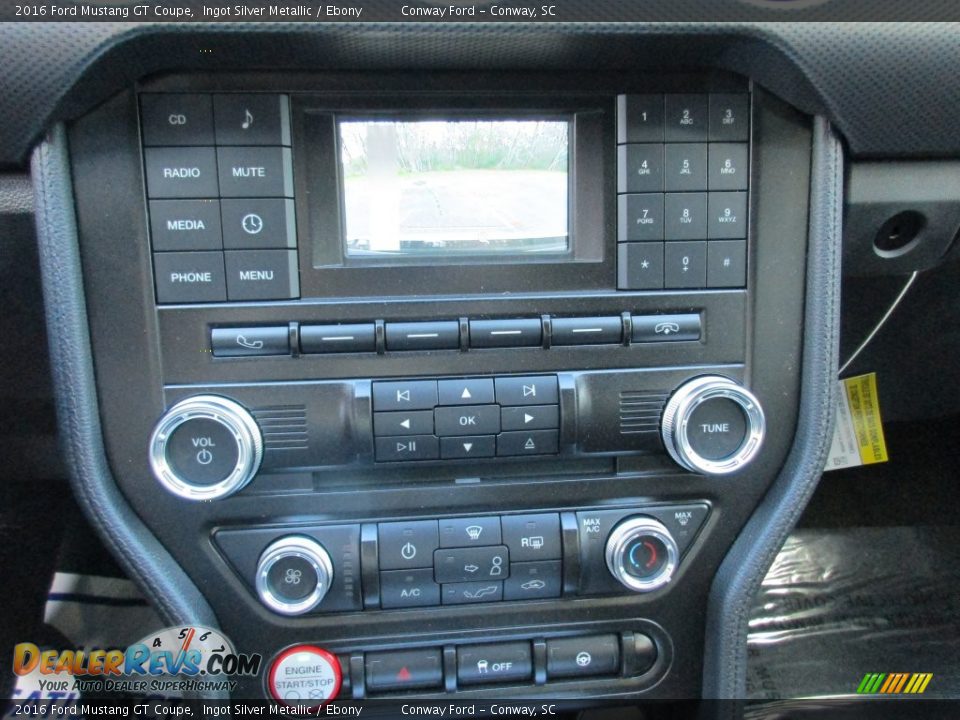 2016 Ford Mustang GT Coupe Ingot Silver Metallic / Ebony Photo #22