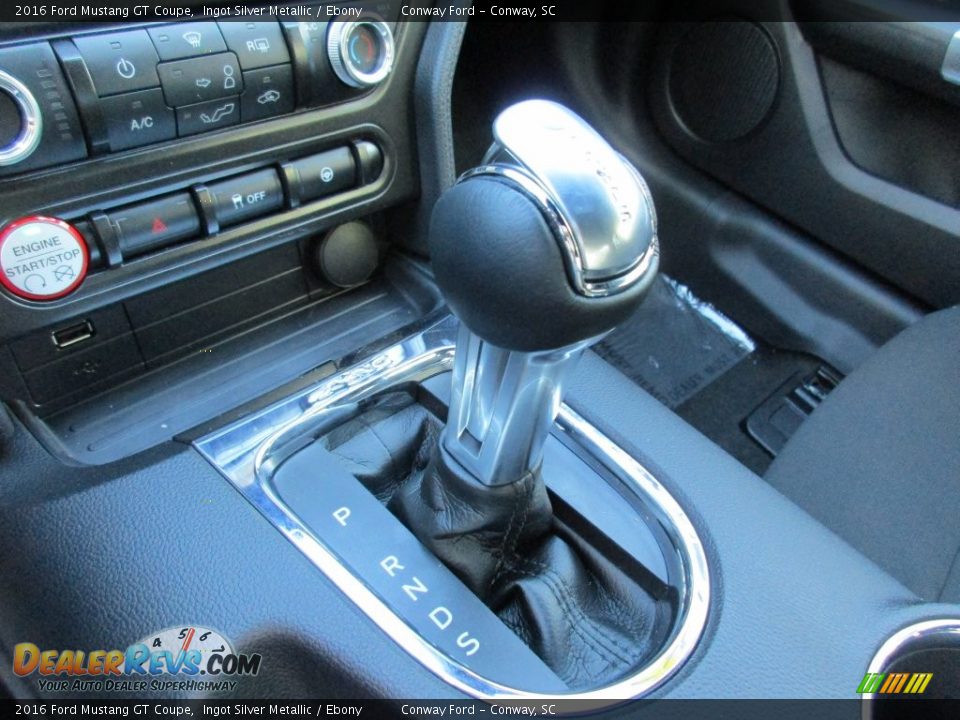 2016 Ford Mustang GT Coupe Ingot Silver Metallic / Ebony Photo #23