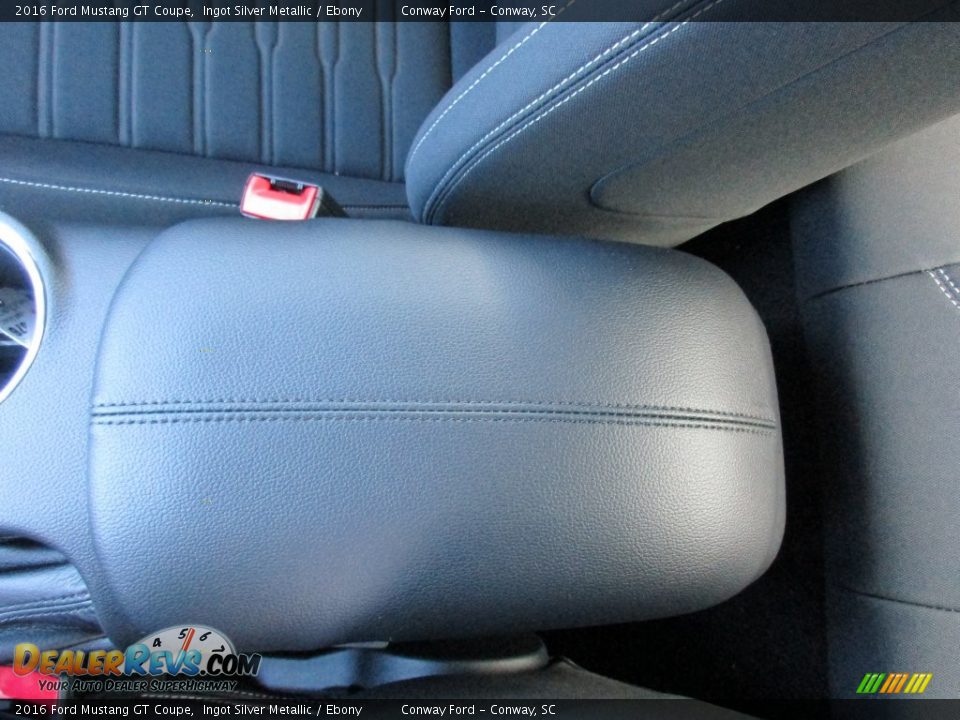 2016 Ford Mustang GT Coupe Ingot Silver Metallic / Ebony Photo #25