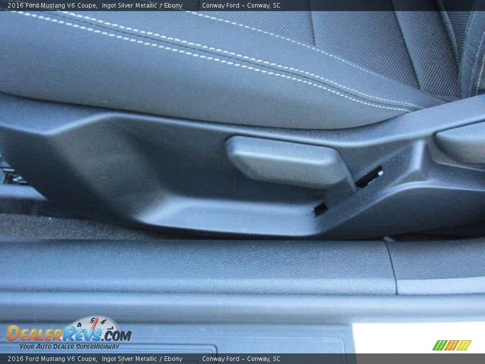 2016 Ford Mustang V6 Coupe Ingot Silver Metallic / Ebony Photo #13