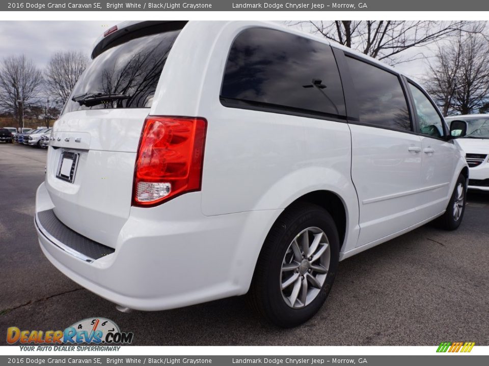 2016 Dodge Grand Caravan SE Bright White / Black/Light Graystone Photo #3