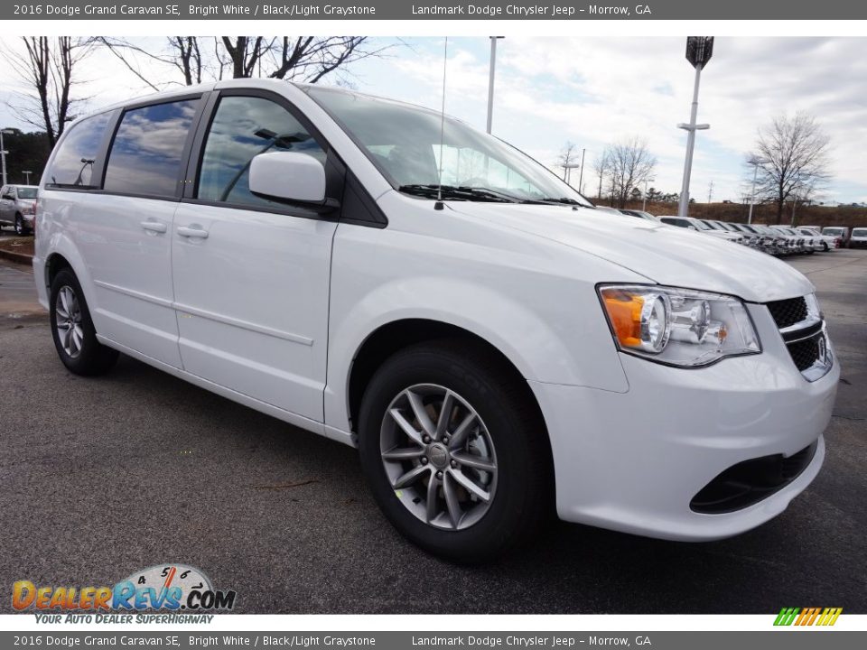 2016 Dodge Grand Caravan SE Bright White / Black/Light Graystone Photo #4