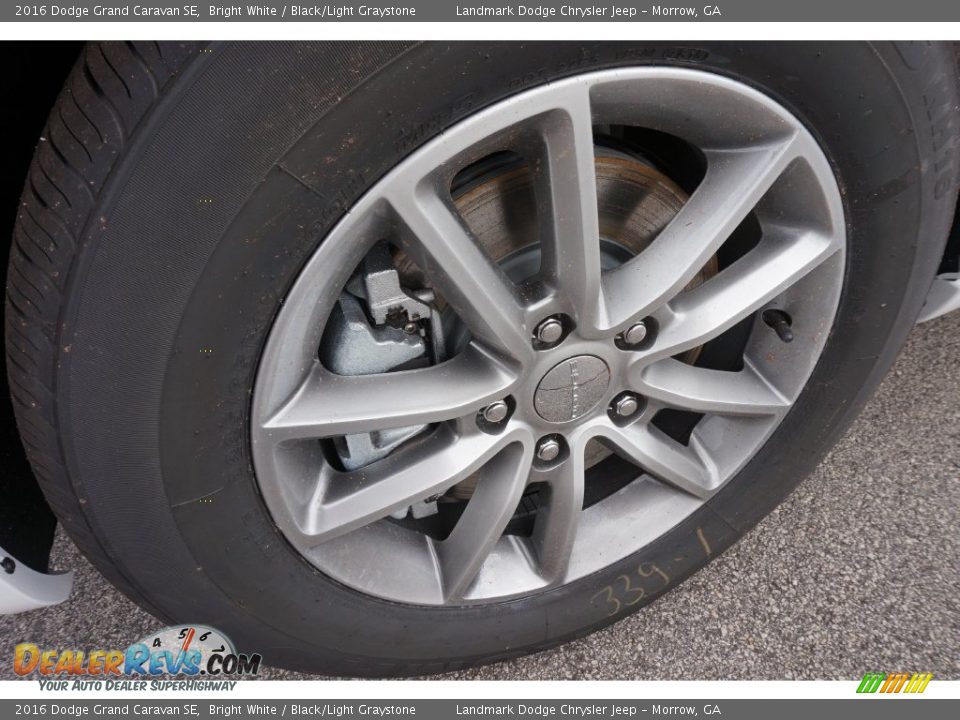 2016 Dodge Grand Caravan SE Bright White / Black/Light Graystone Photo #5