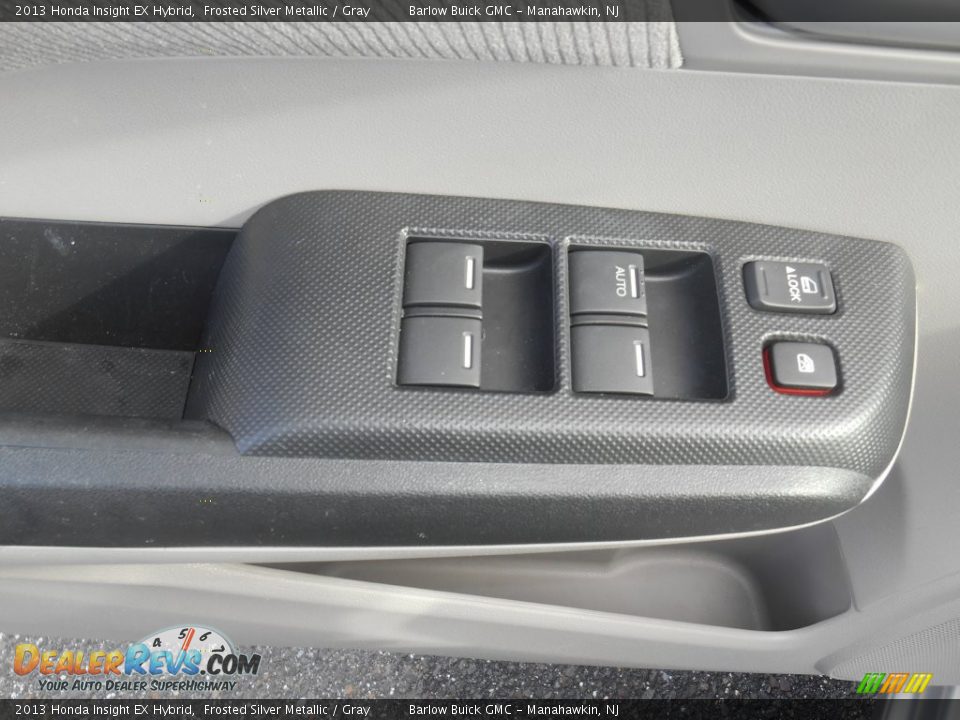 2013 Honda Insight EX Hybrid Frosted Silver Metallic / Gray Photo #11