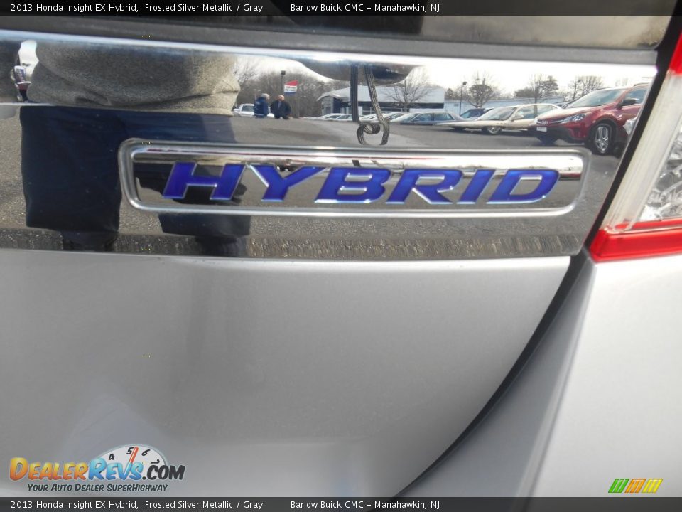 2013 Honda Insight EX Hybrid Frosted Silver Metallic / Gray Photo #15
