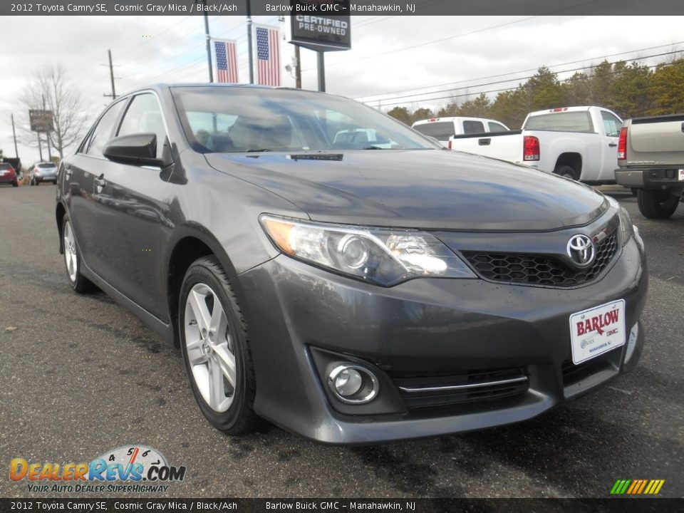 2012 Toyota Camry SE Cosmic Gray Mica / Black/Ash Photo #1