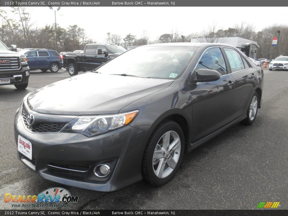 2012 Toyota Camry SE Cosmic Gray Mica / Black/Ash Photo #5