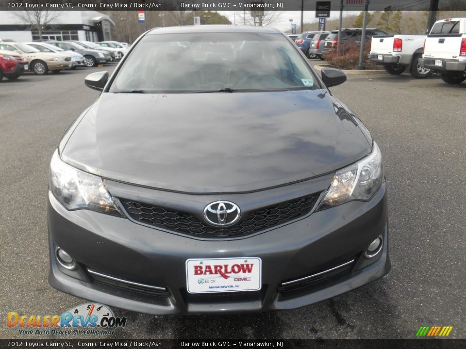 2012 Toyota Camry SE Cosmic Gray Mica / Black/Ash Photo #6