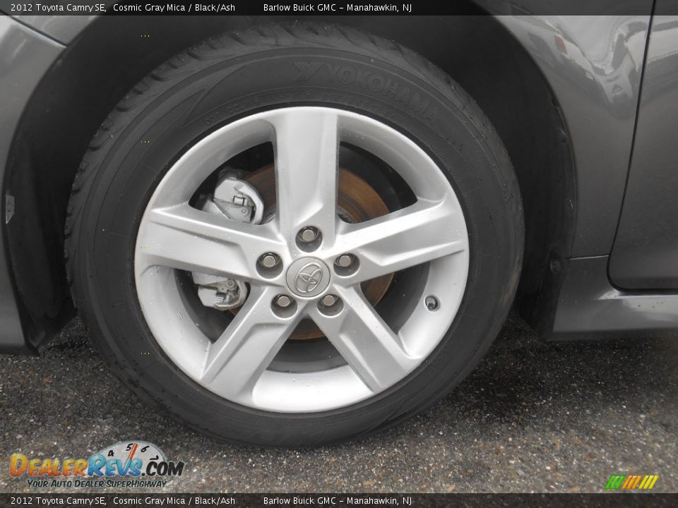 2012 Toyota Camry SE Cosmic Gray Mica / Black/Ash Photo #7