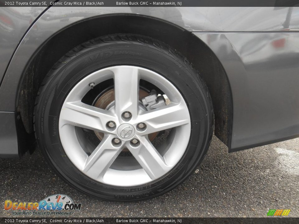 2012 Toyota Camry SE Cosmic Gray Mica / Black/Ash Photo #8