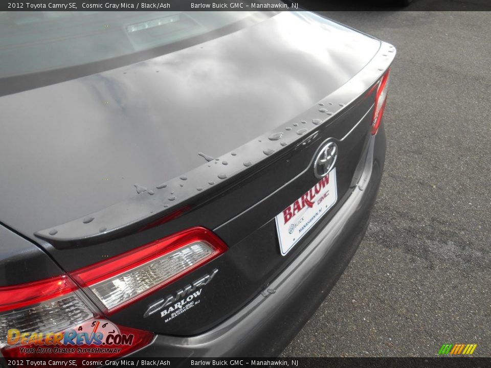 2012 Toyota Camry SE Cosmic Gray Mica / Black/Ash Photo #9