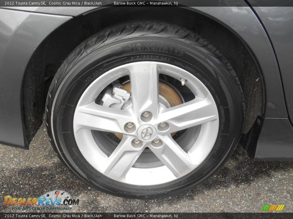2012 Toyota Camry SE Cosmic Gray Mica / Black/Ash Photo #10
