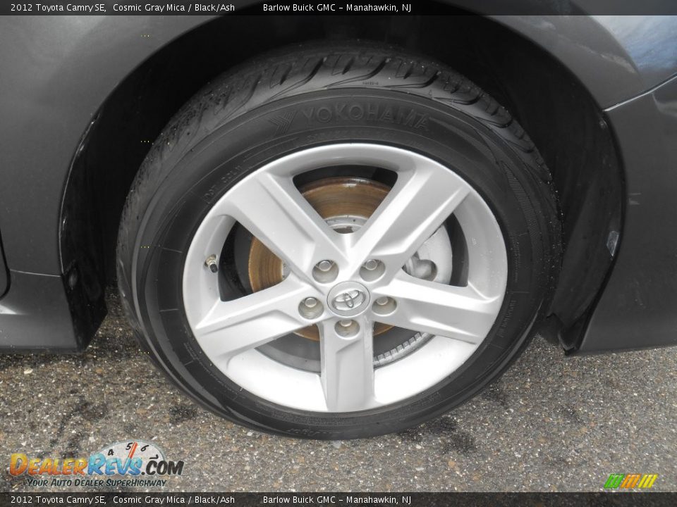 2012 Toyota Camry SE Cosmic Gray Mica / Black/Ash Photo #11