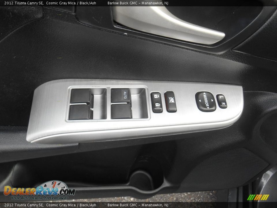 2012 Toyota Camry SE Cosmic Gray Mica / Black/Ash Photo #12