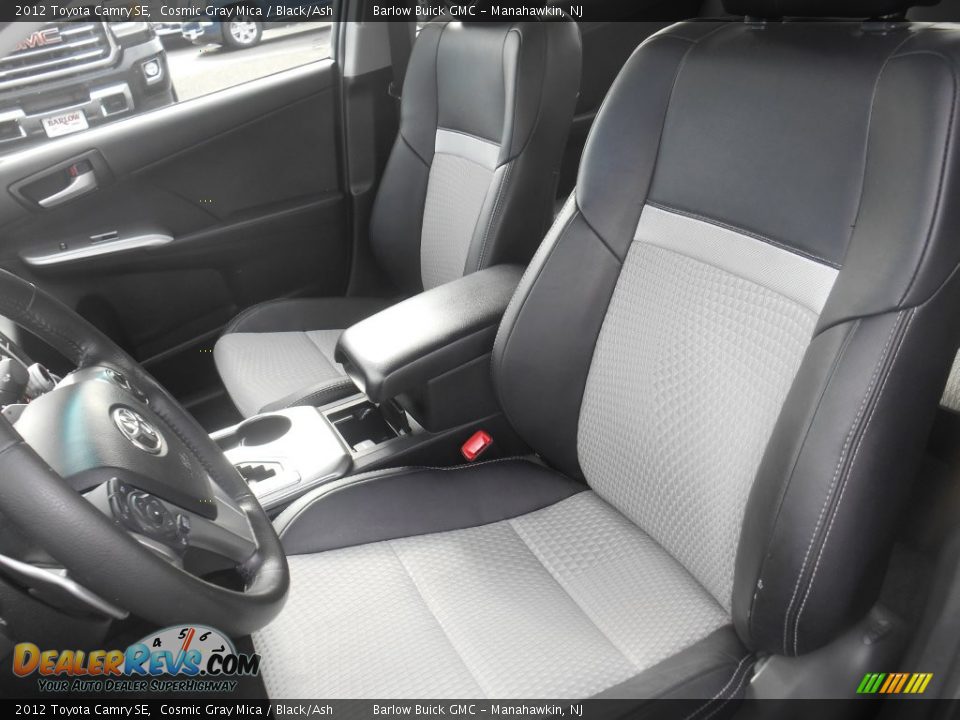 2012 Toyota Camry SE Cosmic Gray Mica / Black/Ash Photo #14