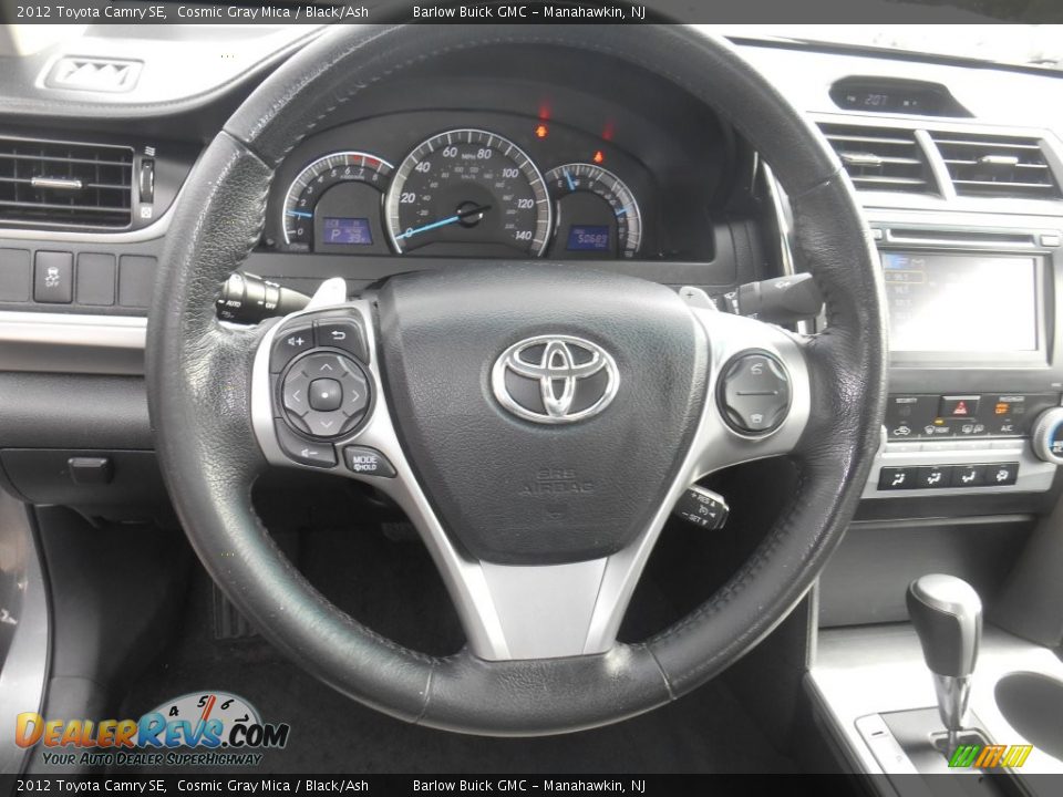 2012 Toyota Camry SE Cosmic Gray Mica / Black/Ash Photo #16