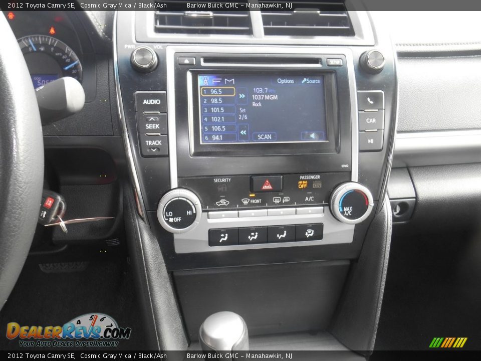 2012 Toyota Camry SE Cosmic Gray Mica / Black/Ash Photo #18