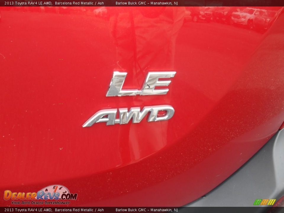 2013 Toyota RAV4 LE AWD Barcelona Red Metallic / Ash Photo #10