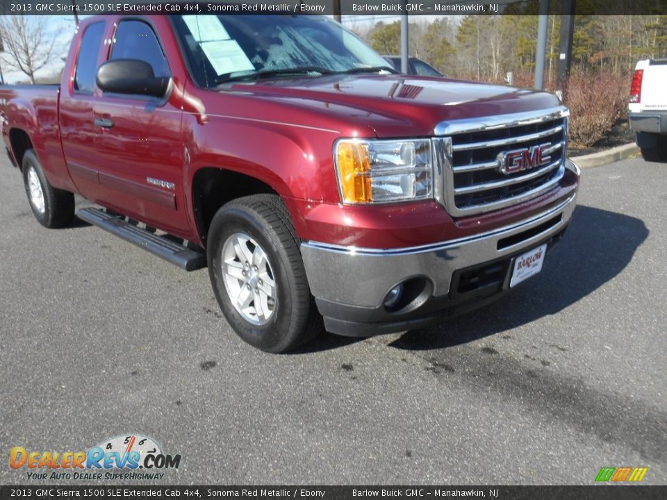 2013 GMC Sierra 1500 SLE Extended Cab 4x4 Sonoma Red Metallic / Ebony Photo #1