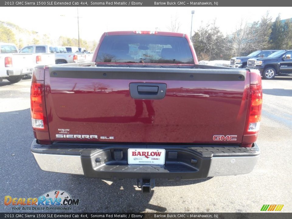 2013 GMC Sierra 1500 SLE Extended Cab 4x4 Sonoma Red Metallic / Ebony Photo #3