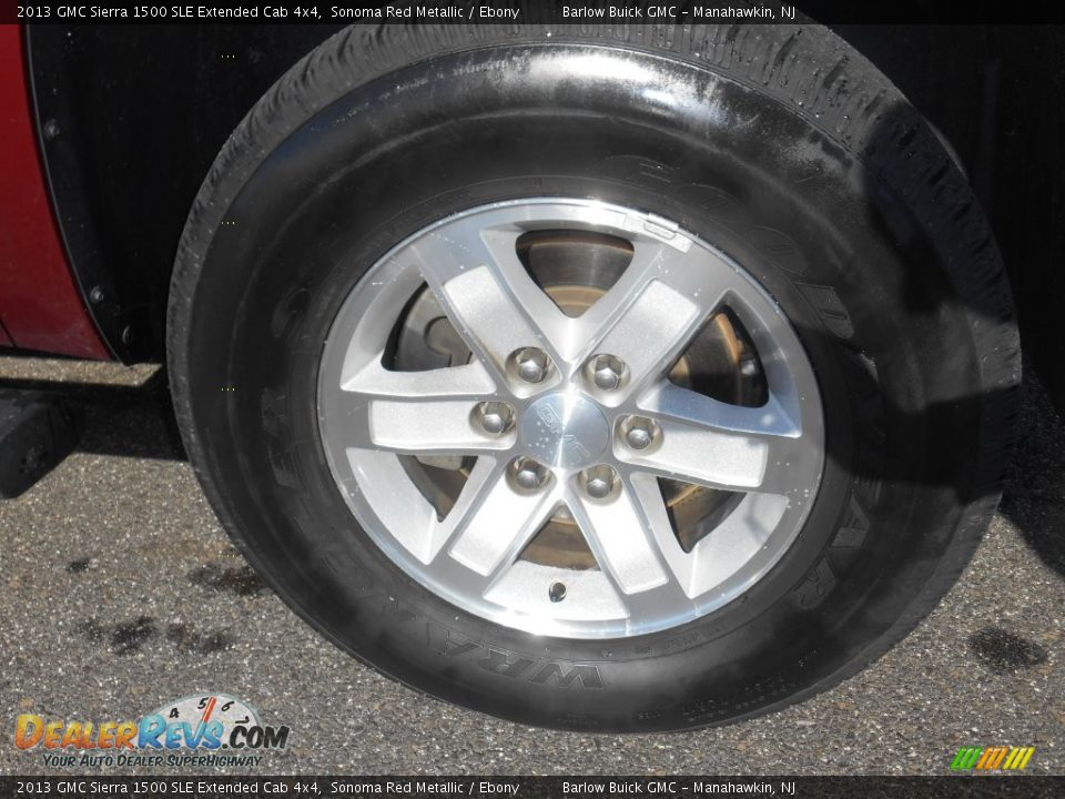2013 GMC Sierra 1500 SLE Extended Cab 4x4 Sonoma Red Metallic / Ebony Photo #9