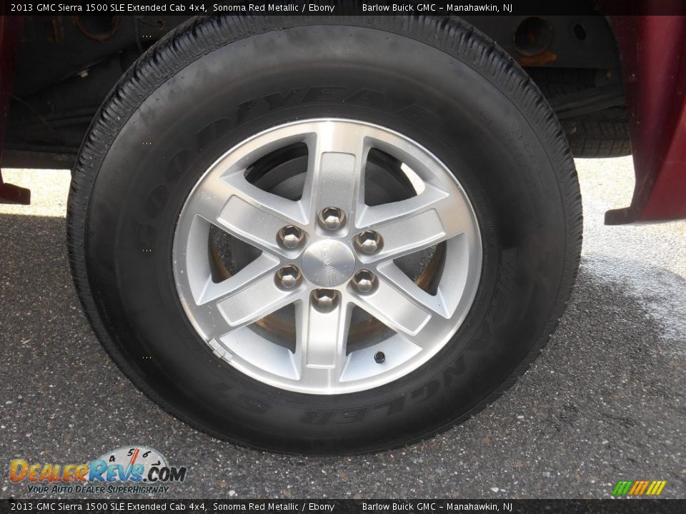 2013 GMC Sierra 1500 SLE Extended Cab 4x4 Sonoma Red Metallic / Ebony Photo #11