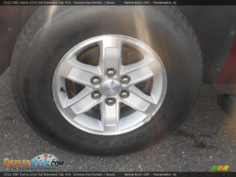 2013 GMC Sierra 1500 SLE Extended Cab 4x4 Sonoma Red Metallic / Ebony Photo #12