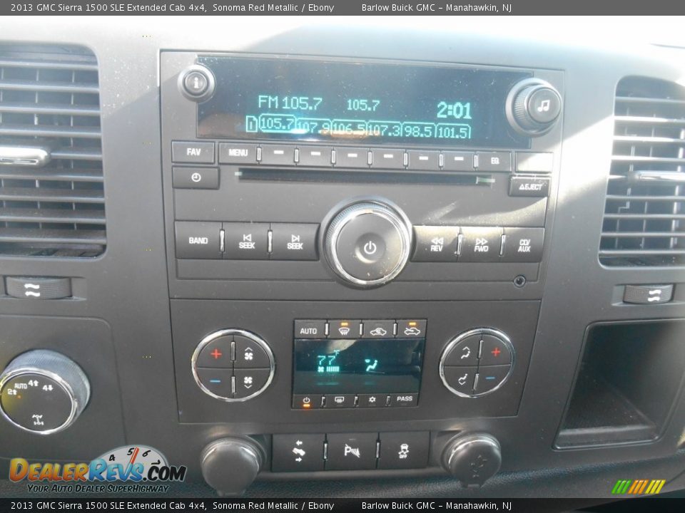 2013 GMC Sierra 1500 SLE Extended Cab 4x4 Sonoma Red Metallic / Ebony Photo #18