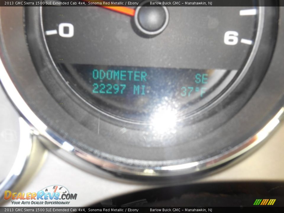 2013 GMC Sierra 1500 SLE Extended Cab 4x4 Sonoma Red Metallic / Ebony Photo #19