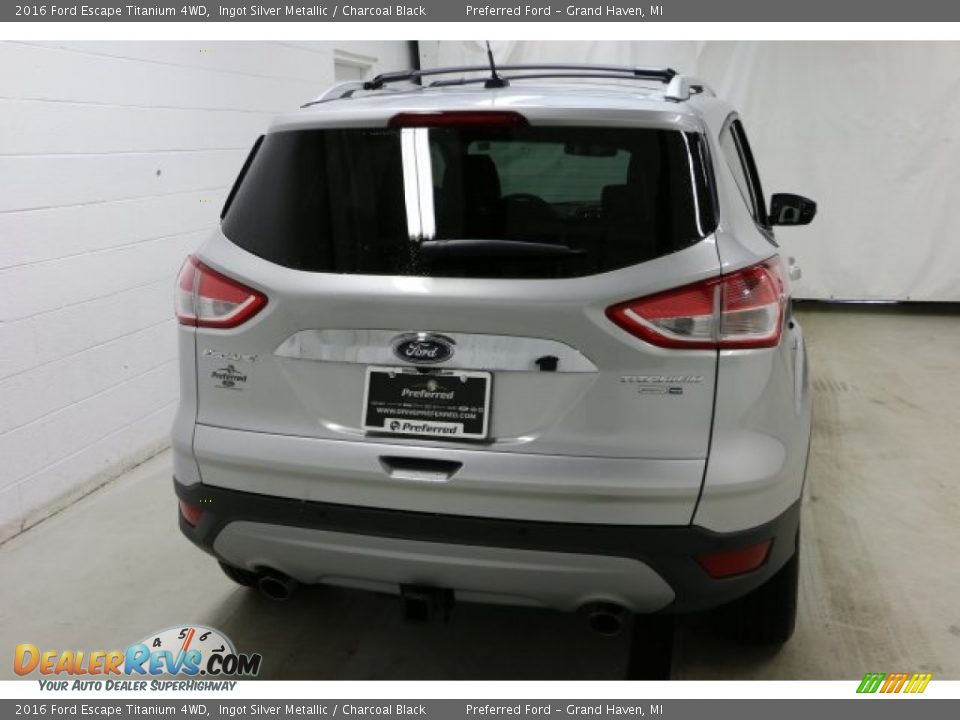 2016 Ford Escape Titanium 4WD Ingot Silver Metallic / Charcoal Black Photo #5