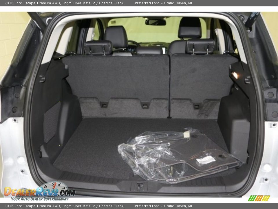 2016 Ford Escape Titanium 4WD Ingot Silver Metallic / Charcoal Black Photo #6