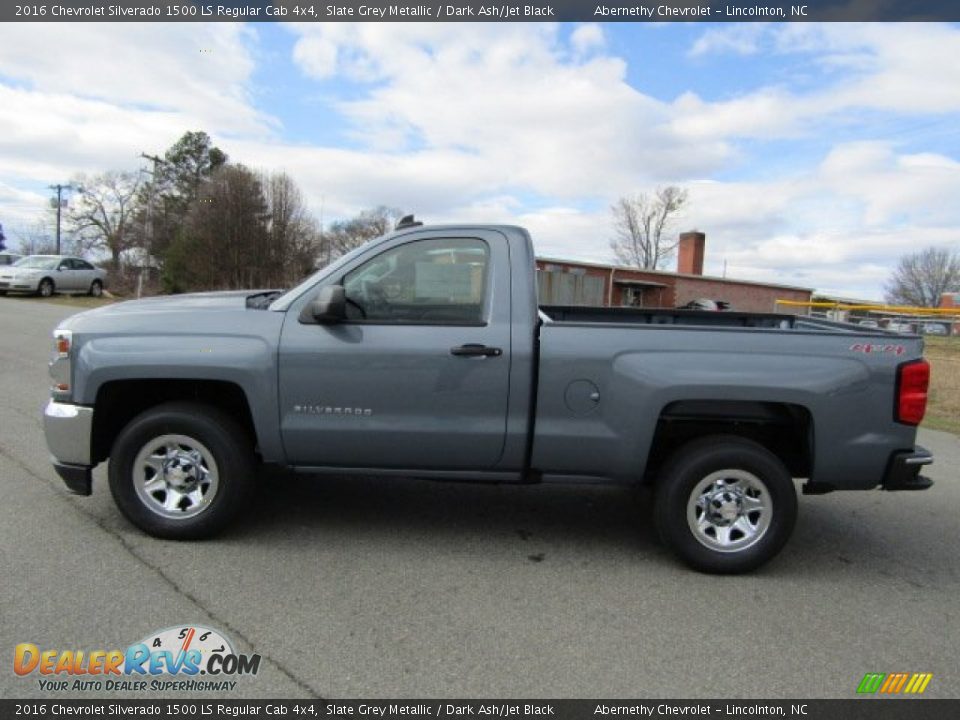 Slate Grey Metallic 2016 Chevrolet Silverado 1500 LS Regular Cab 4x4 Photo #3