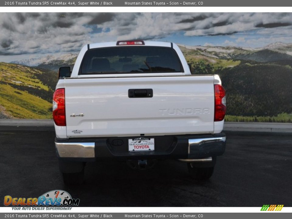 2016 Toyota Tundra SR5 CrewMax 4x4 Super White / Black Photo #4