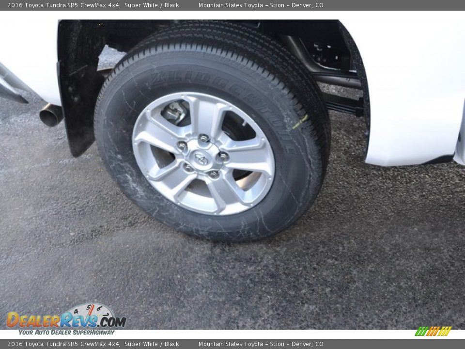 2016 Toyota Tundra SR5 CrewMax 4x4 Super White / Black Photo #9