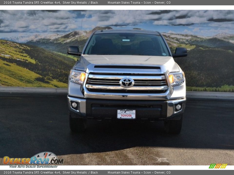 2016 Toyota Tundra SR5 CrewMax 4x4 Silver Sky Metallic / Black Photo #2