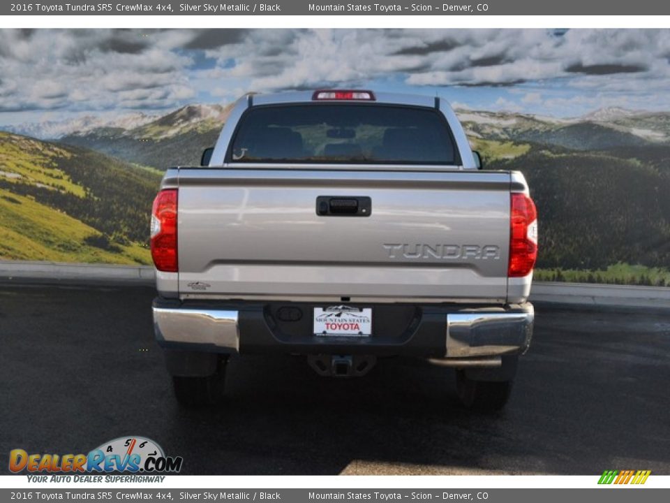 2016 Toyota Tundra SR5 CrewMax 4x4 Silver Sky Metallic / Black Photo #4