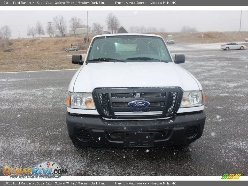 2011 Ford Ranger XL SuperCab Oxford White / Medium Dark Flint Photo #13