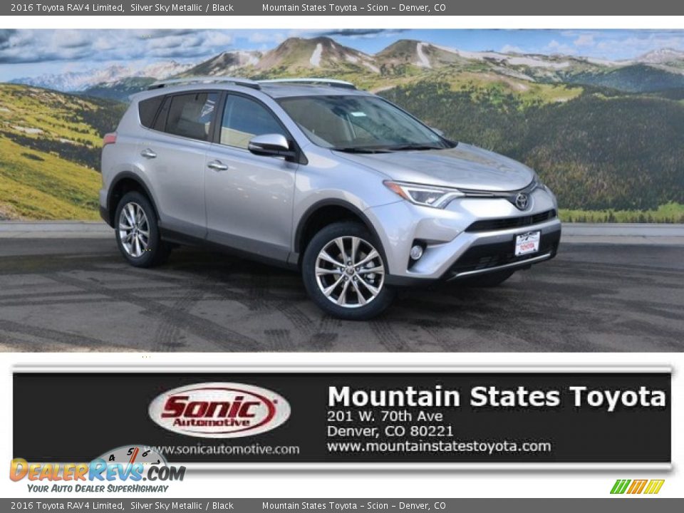 2016 Toyota RAV4 Limited Silver Sky Metallic / Black Photo #1