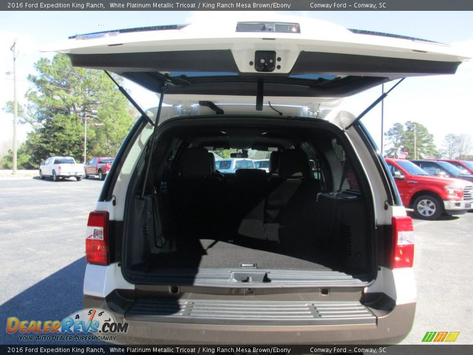 2016 Ford Expedition King Ranch White Platinum Metallic Tricoat / King Ranch Mesa Brown/Ebony Photo #7
