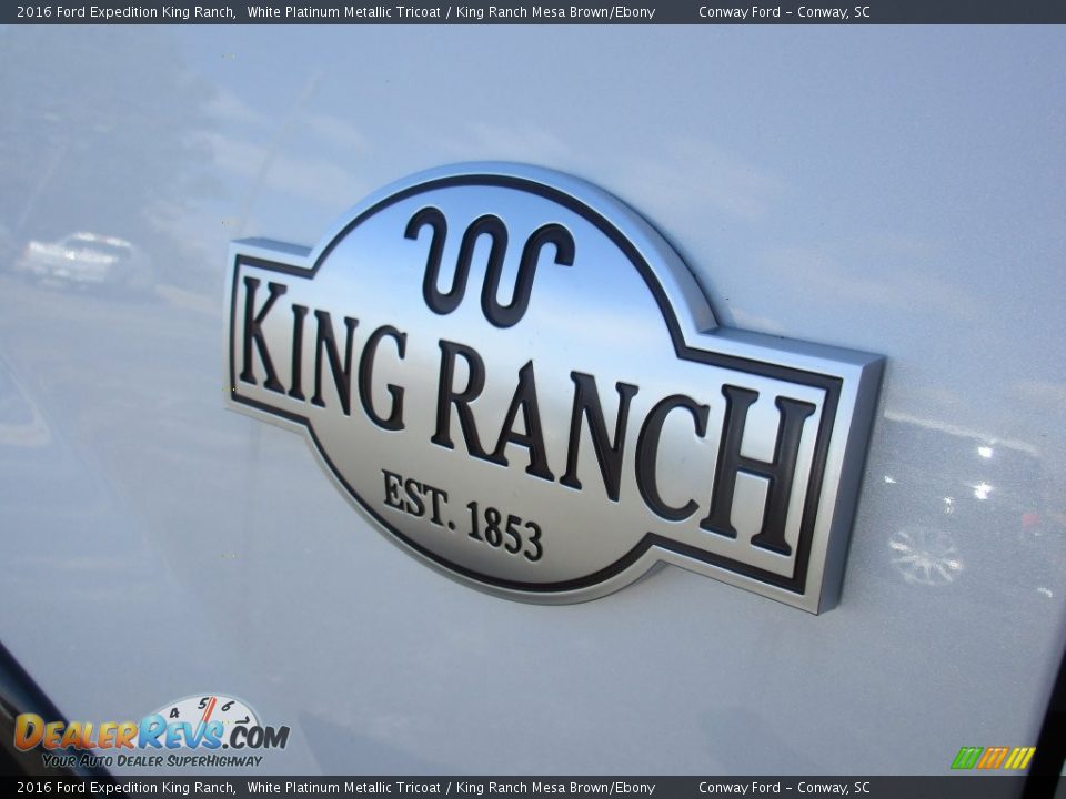 2016 Ford Expedition King Ranch White Platinum Metallic Tricoat / King Ranch Mesa Brown/Ebony Photo #12