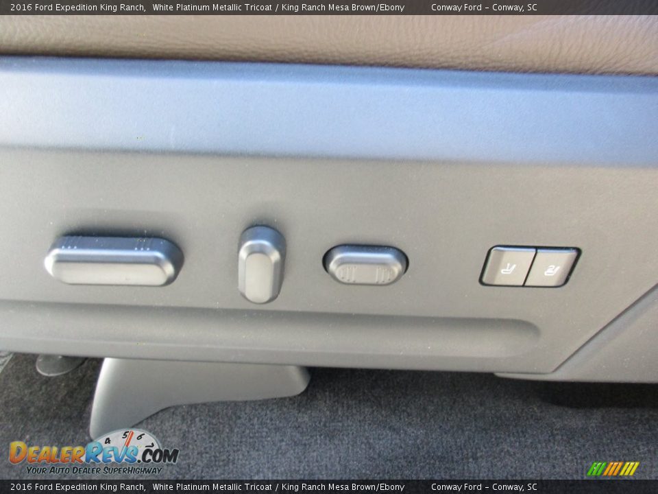 2016 Ford Expedition King Ranch White Platinum Metallic Tricoat / King Ranch Mesa Brown/Ebony Photo #18