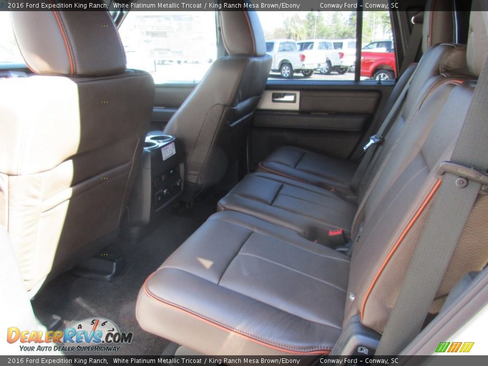 2016 Ford Expedition King Ranch White Platinum Metallic Tricoat / King Ranch Mesa Brown/Ebony Photo #20