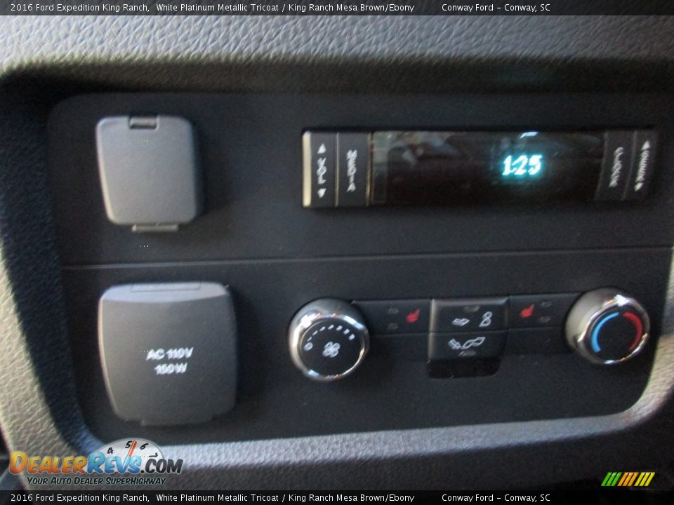 2016 Ford Expedition King Ranch White Platinum Metallic Tricoat / King Ranch Mesa Brown/Ebony Photo #21