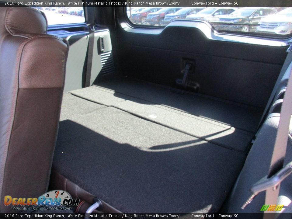 2016 Ford Expedition King Ranch White Platinum Metallic Tricoat / King Ranch Mesa Brown/Ebony Photo #22